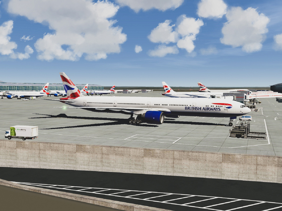 B773 British Airways