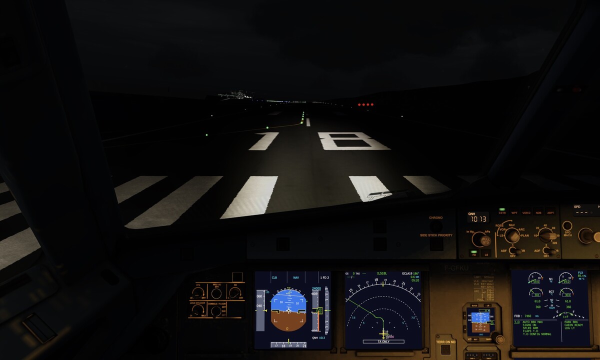 La Palma, inclined runway