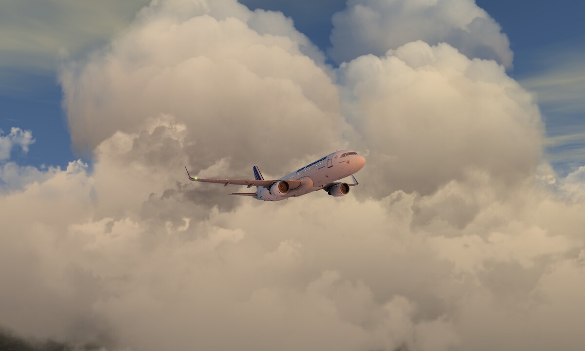 The new gorgeous clouds of Aerofly FS 2022