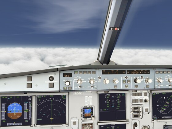 Aerofly FS 2022 / Endless Clouds From Cockpit