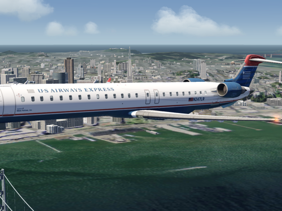 Video Aerofly FS 2022 CRJ 900 at San Fransisco, USA Region