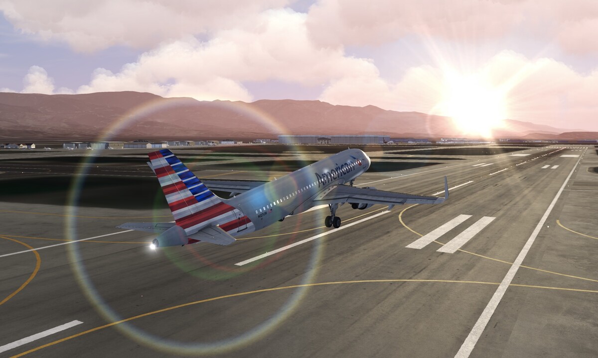 Aerofly FS 2022 / Santa Barbara takeoff