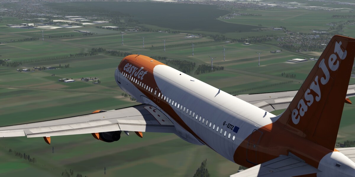 Aerofly FS 4 / Approaching Amsterdam