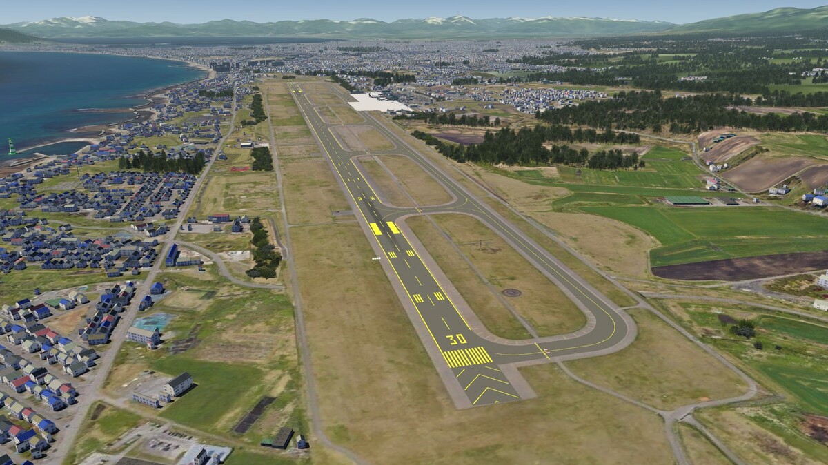 Hakodate RJCH (Japan) scenery coming soon for Aerofly!!!