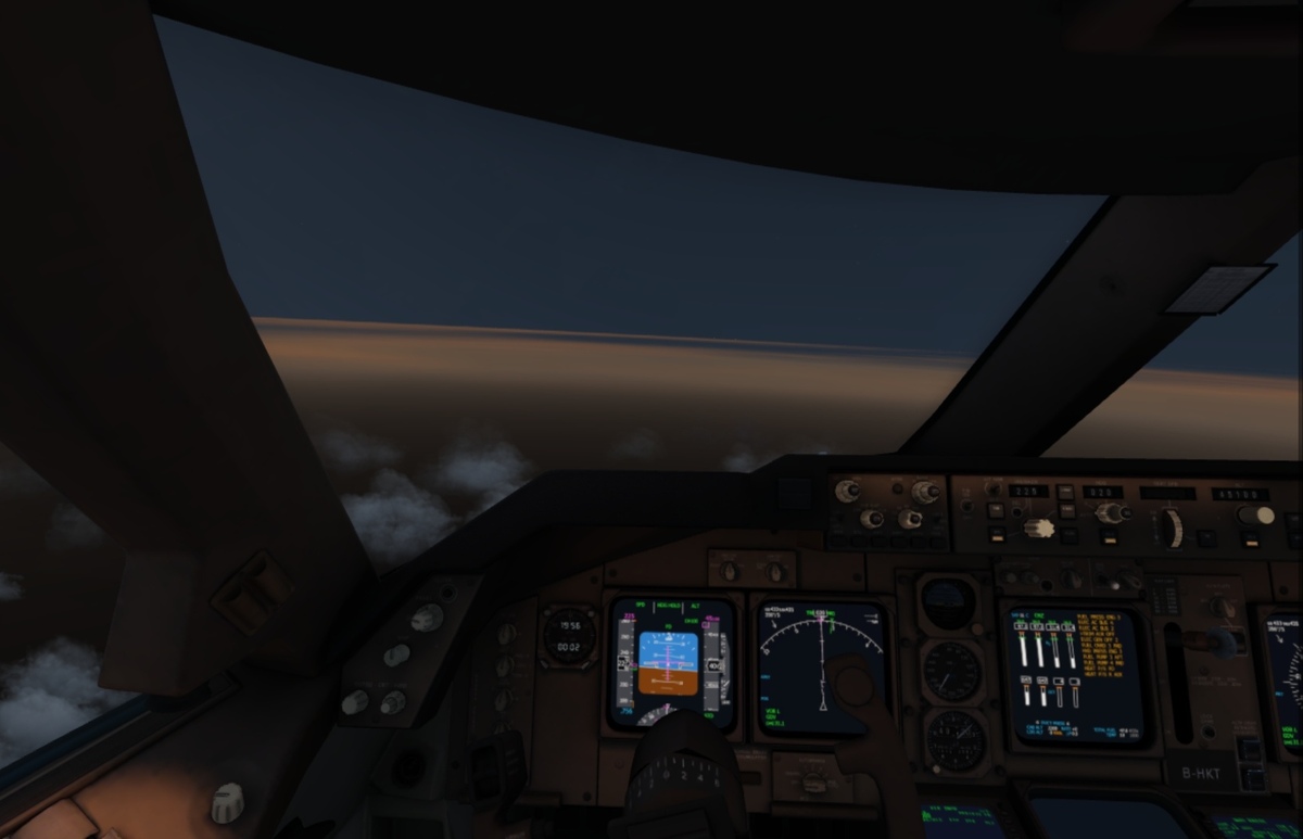 747 / Sunset