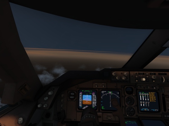 747 / Sunset