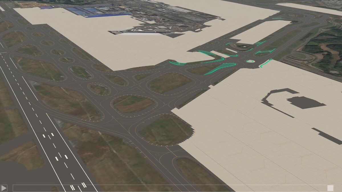 Runway and Aprons are there in Narita | RJAA | Scenery developement