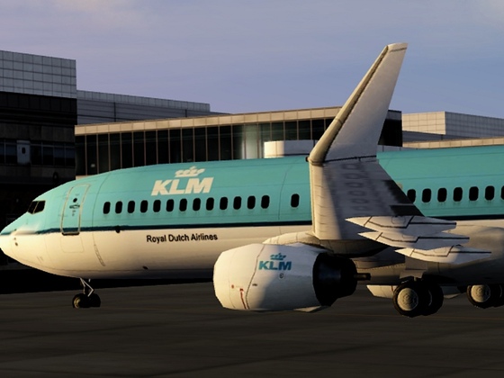 Magnificent 737-800 from the KLM company