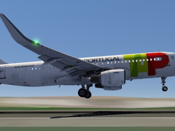 A320 Tap Portugal landing