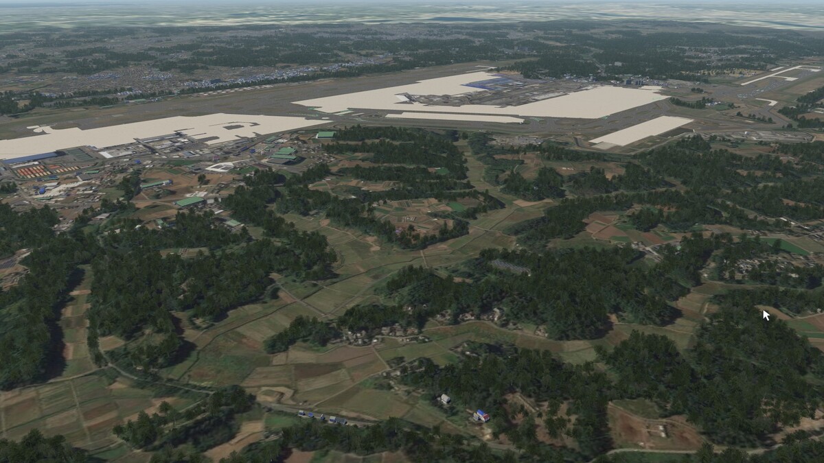 Cultivation for Narita | RJAA | Scenery developement