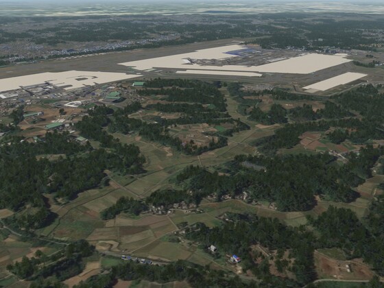 Cultivation for Narita | RJAA | Scenery developement
