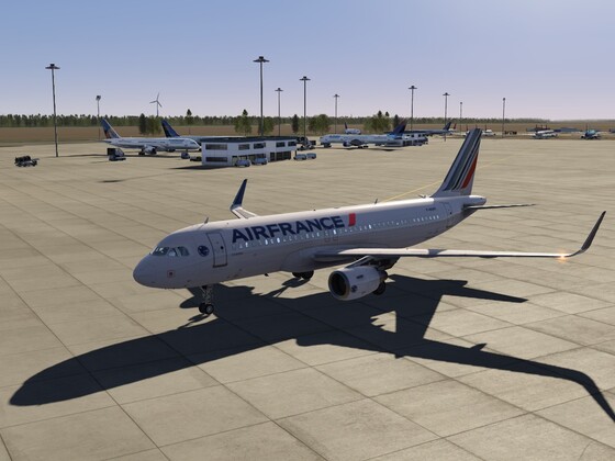 testing new liveries : Air France "Crevette" livery