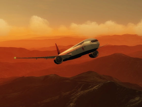 Sunsets in Aerofly