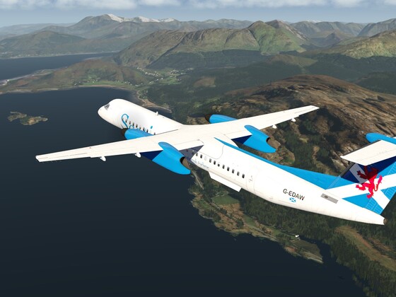Q400 Hop from Oban to Inverness
