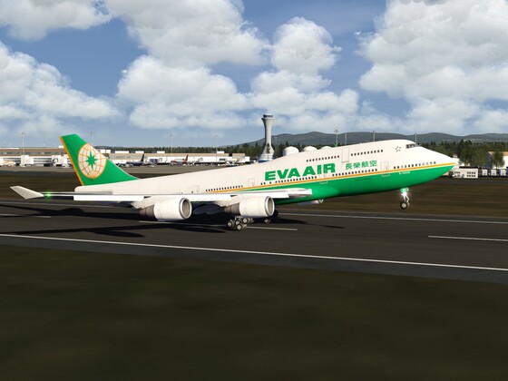 747 Taking off Edinburgh