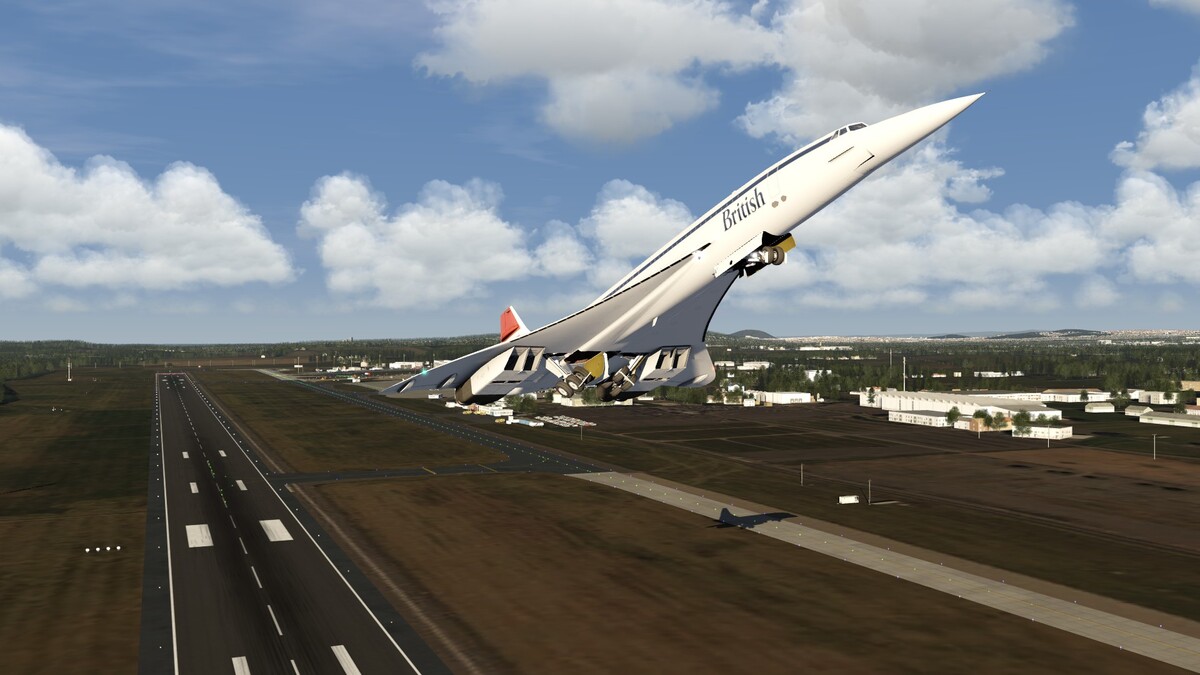Concorde on Climbout