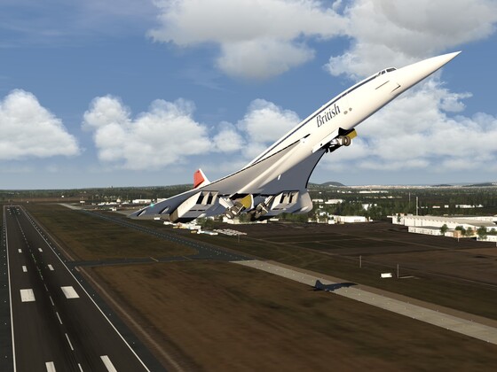 Concorde on Climbout