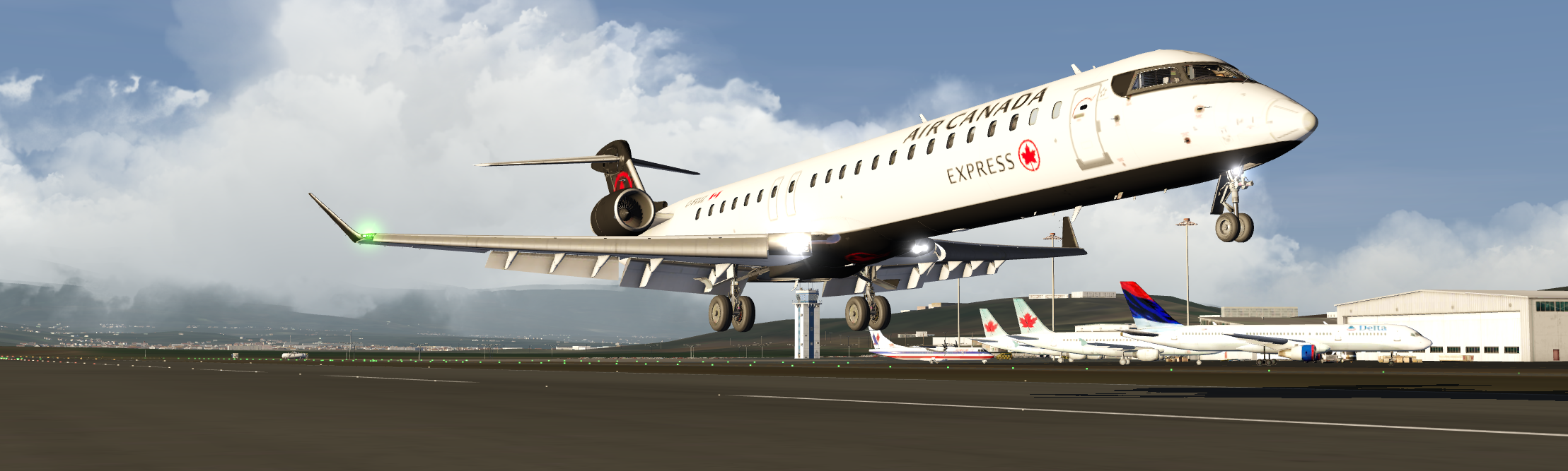 Testing the new Canada airports in Aerofly FS 2023.