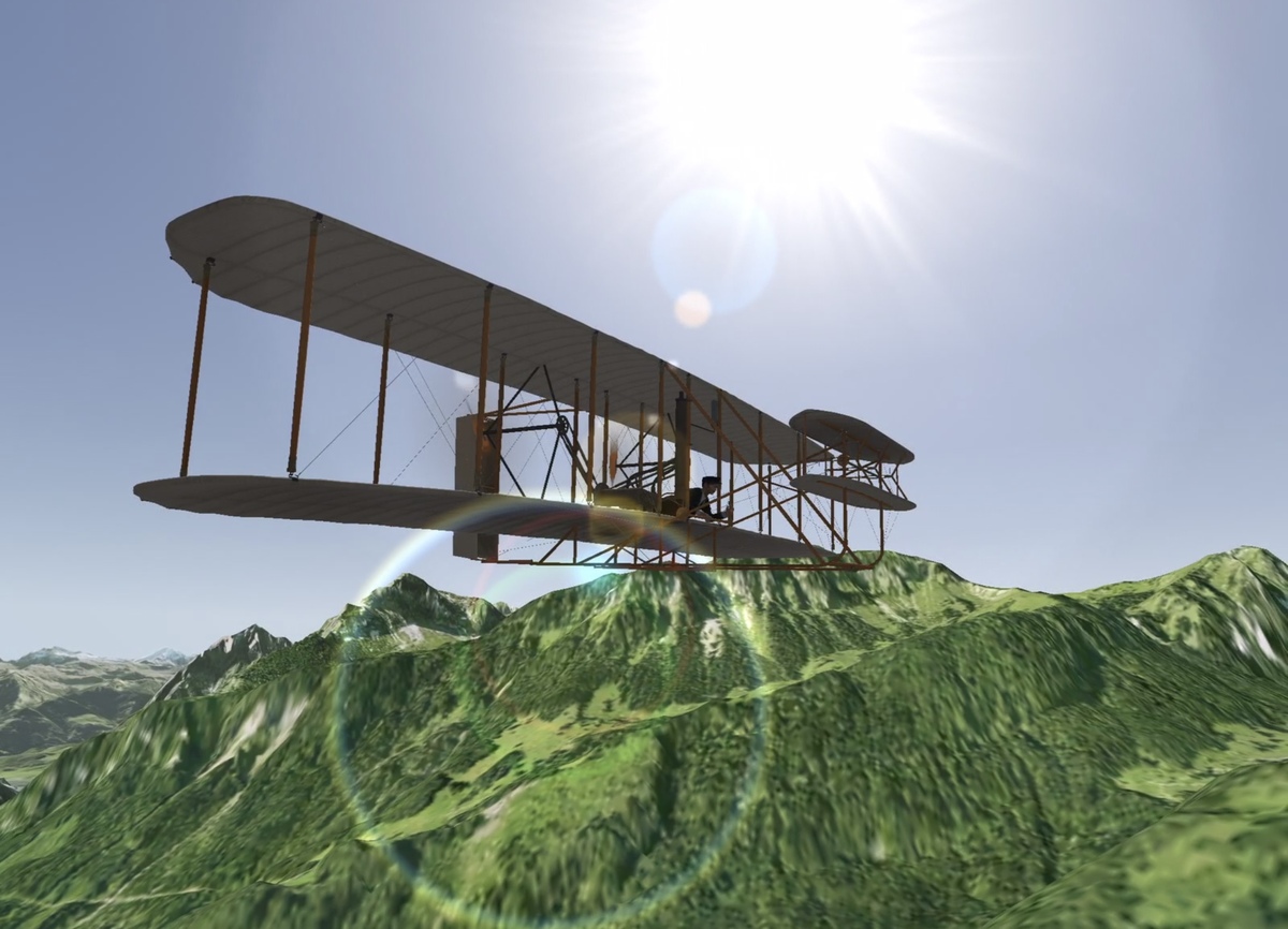 The old good days. Wright Flyer, Af FS mobile