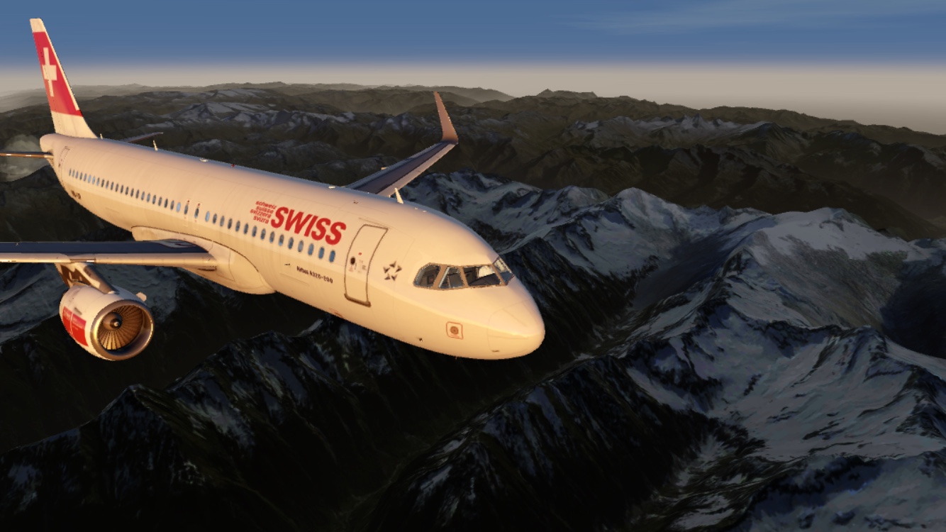 Onboard Swiss A320