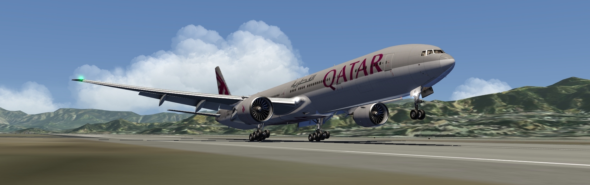 Qatar Airlines pilot : - V1, Rotate.