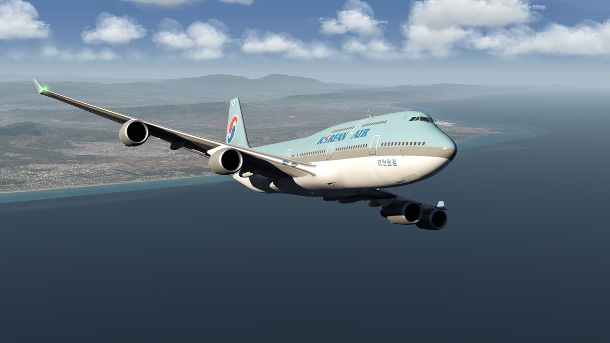 Korean 747 East Coast Spain