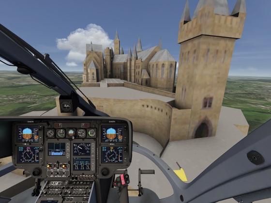 Castle Hohenzollern, Af 2023 updated. Landing and take-off videos.