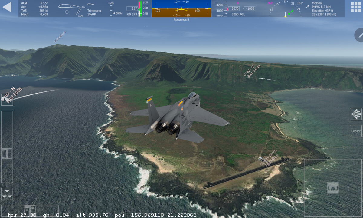 Flying Hawaii on Mobile (for Android)