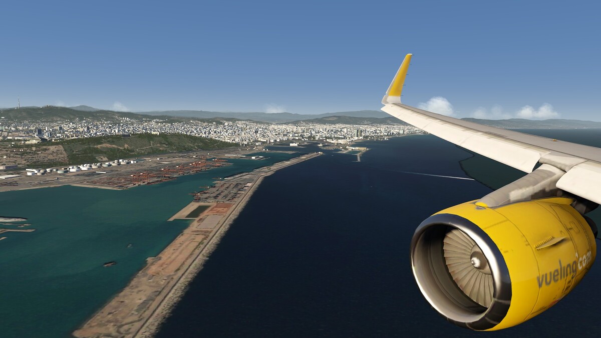 Few flights with my Vueling livery