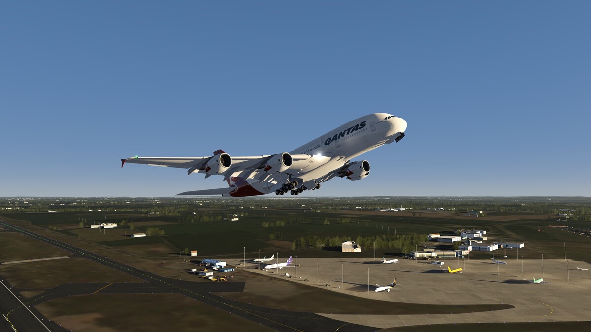 Qantas A380 Departure Dublin EIDW