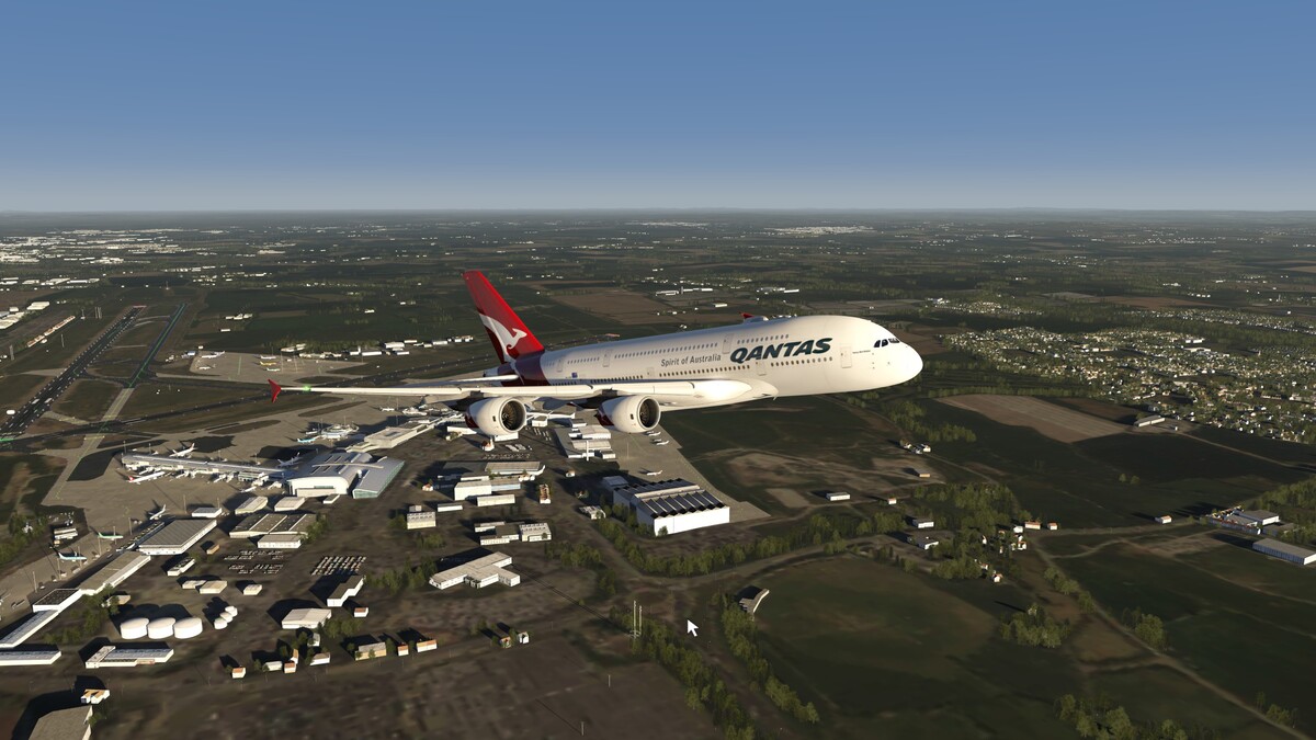 Qantas A380 Climbout from Dublin EIDW