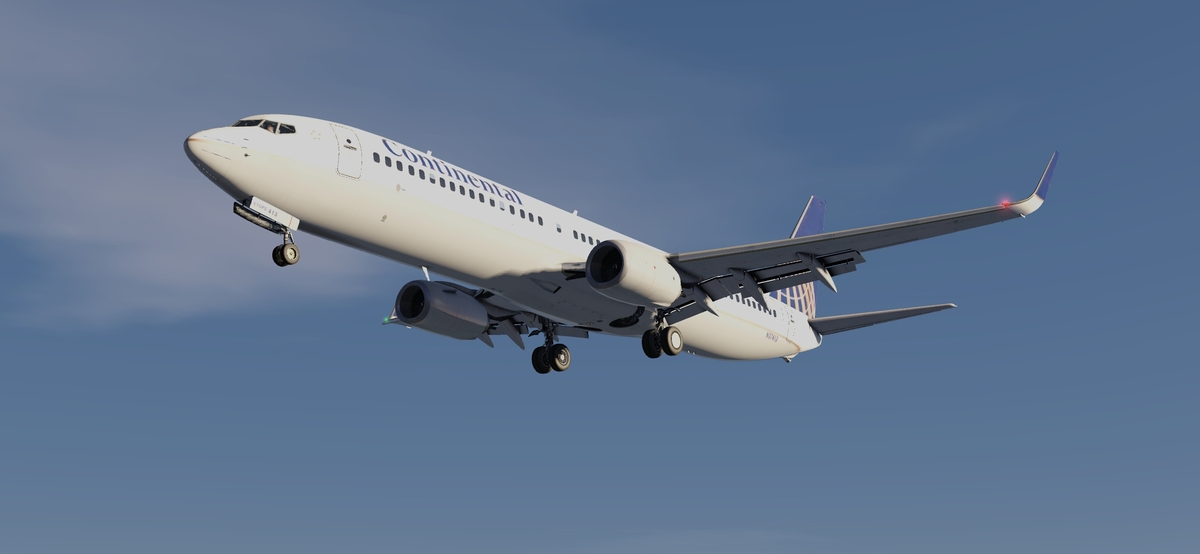 My first long flight with a 737NG.