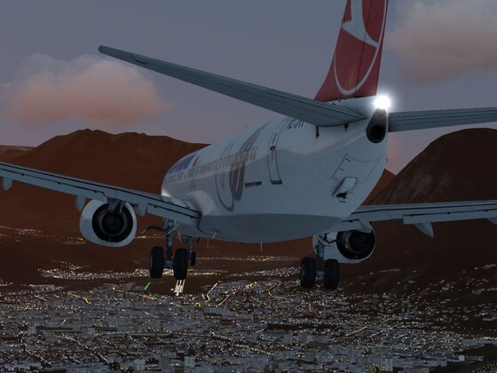 Landing in Innsbruck