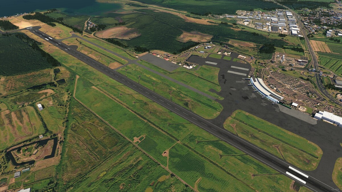Martinique Fort-de-France airport TFFF | scenery developement | wip