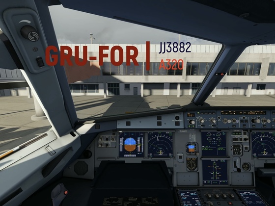 A320 in preparation for GRU-FOR