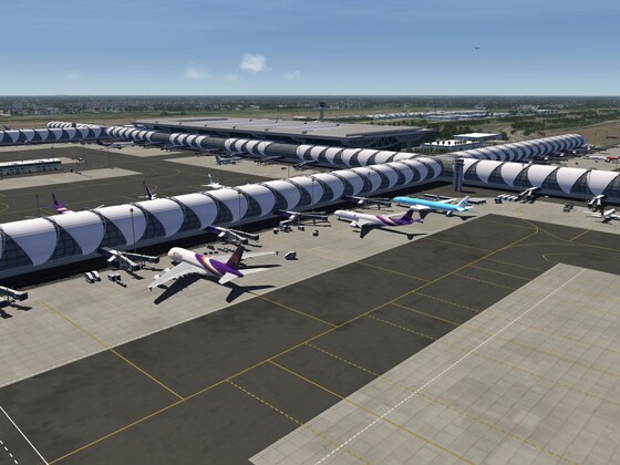 VTBS Suvarnabhumi intl. airport released!!!! | FS 4