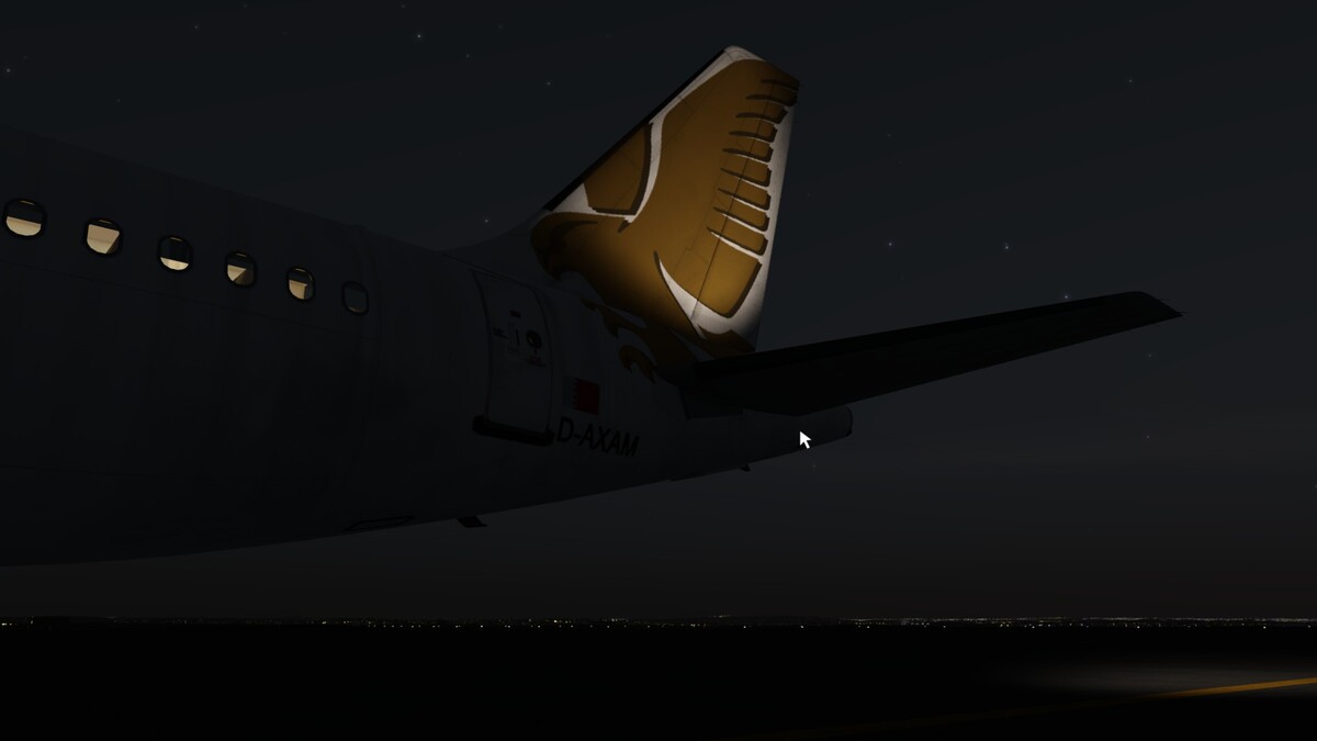 Night arrival at Amman