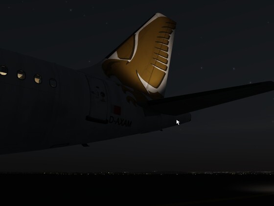 Night arrival at Amman