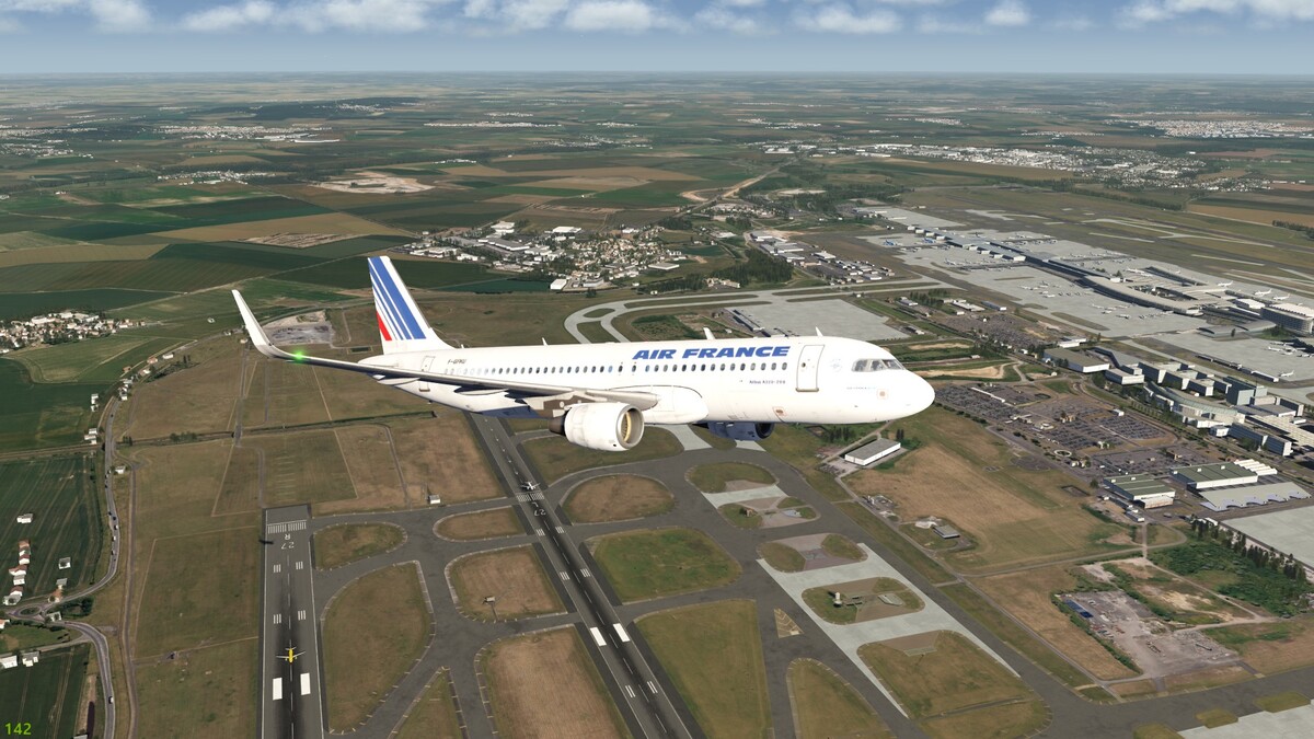 Two AI aircrafts landing on 27L and 27R