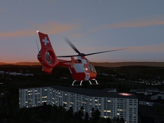CH - Villars-sur-Glâne Hospital Heliport