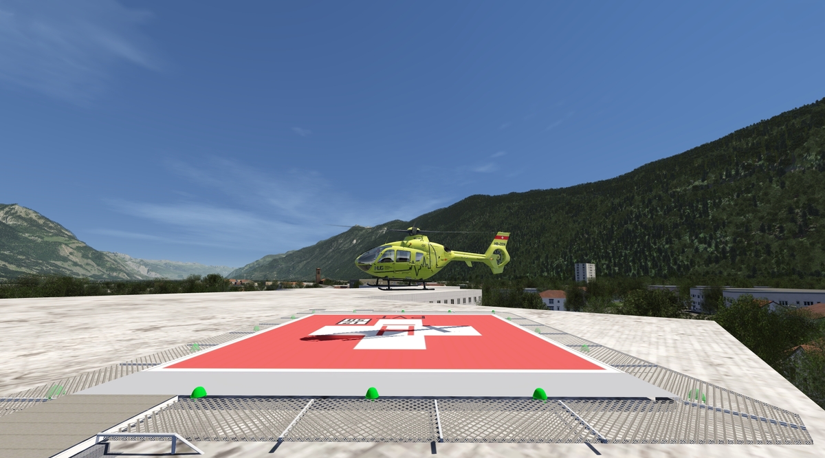CH - Martigny Hospital Heliport