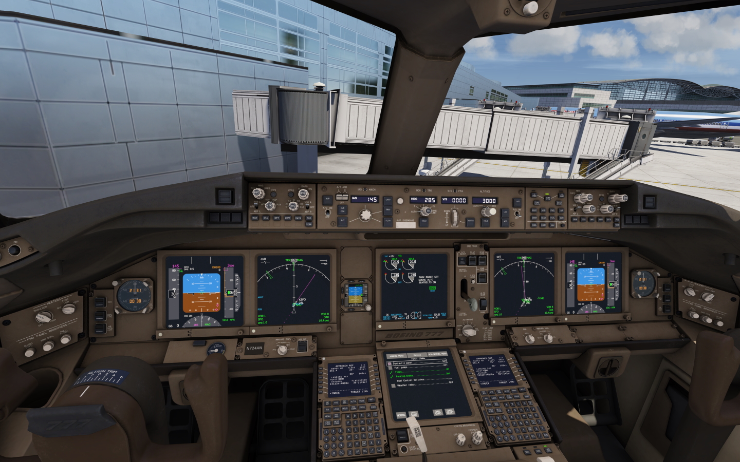 Boeing 777-300ER, GEFS Online Free Flight Simulator Wiki